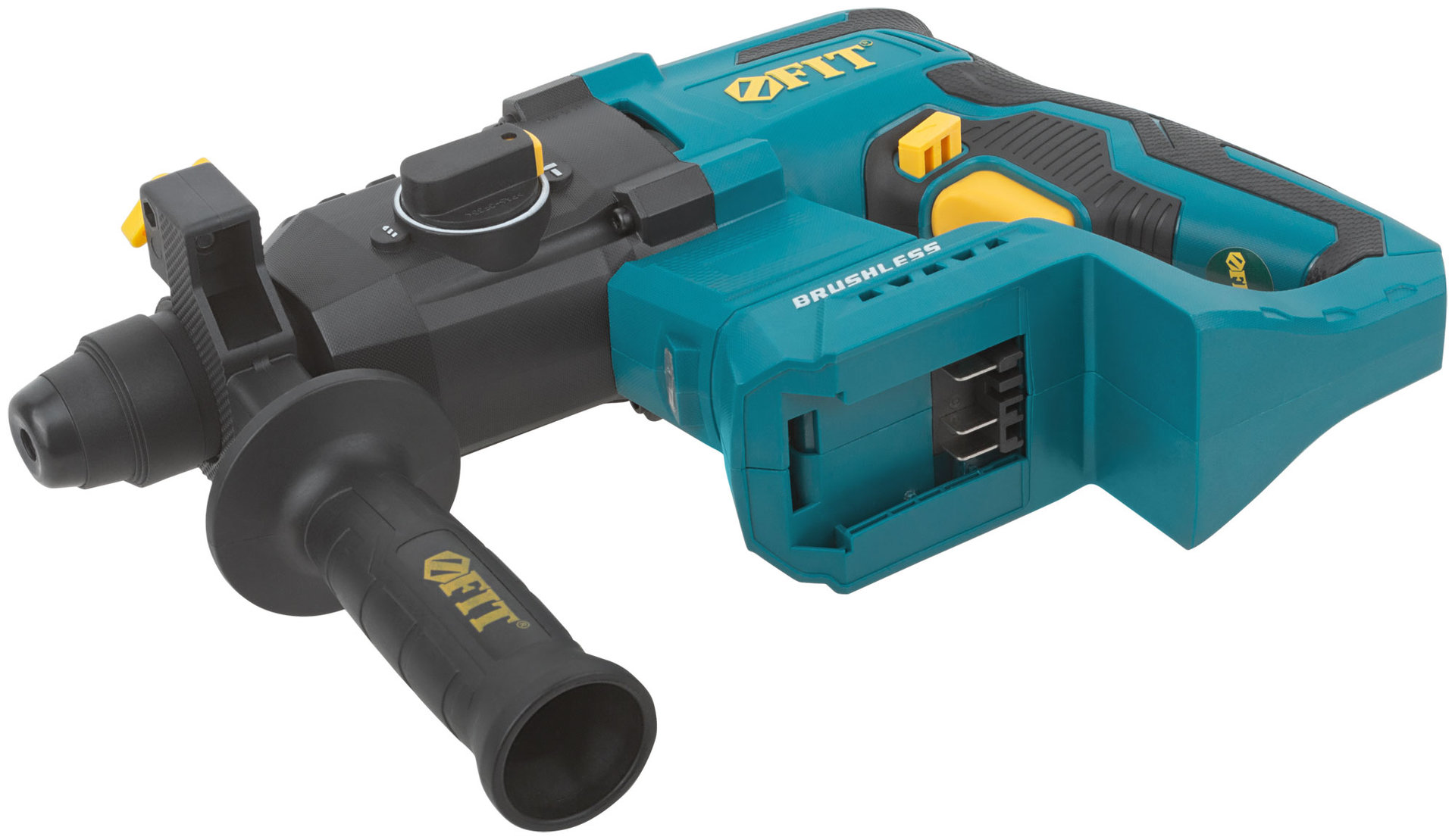 Перфоратор монтажный акк. 20 В; 0-1150 об/мин; 0-5200 уд/мин; 3 Дж; 3 реж.; SDS-PLUS; бесщеточный; реверс; рез. накл., без АКБ; кор. (79910)