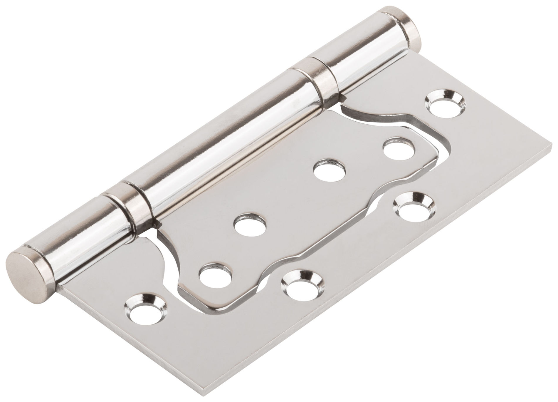 Петля дверная универсальная (без врезки) Стандарт 100х75х2,5 мм хром (2ВВ - СР) (66313)