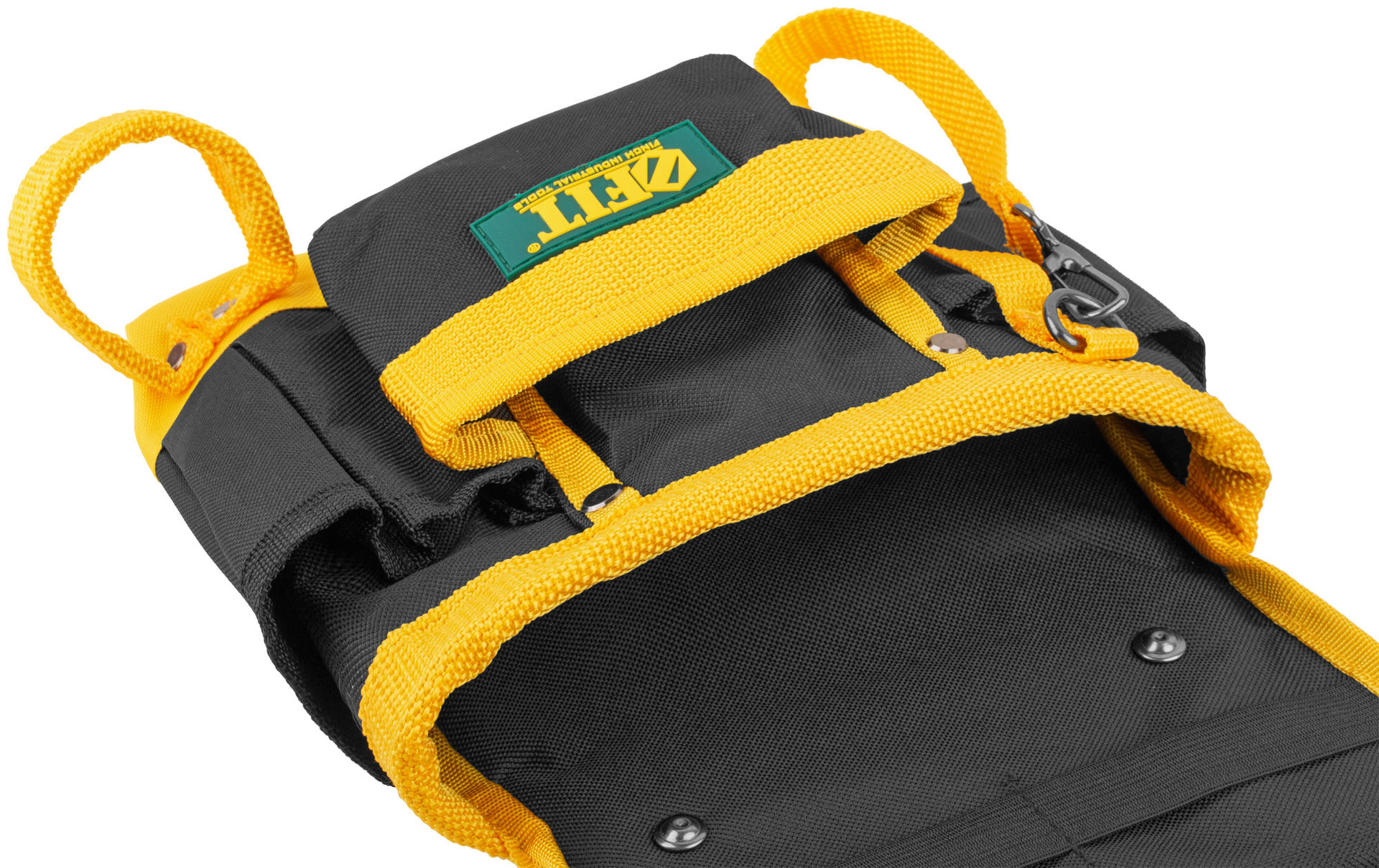 Пояс для инструмента одинарный, полиэстер, 7 отделений, 2 петли для инструмента