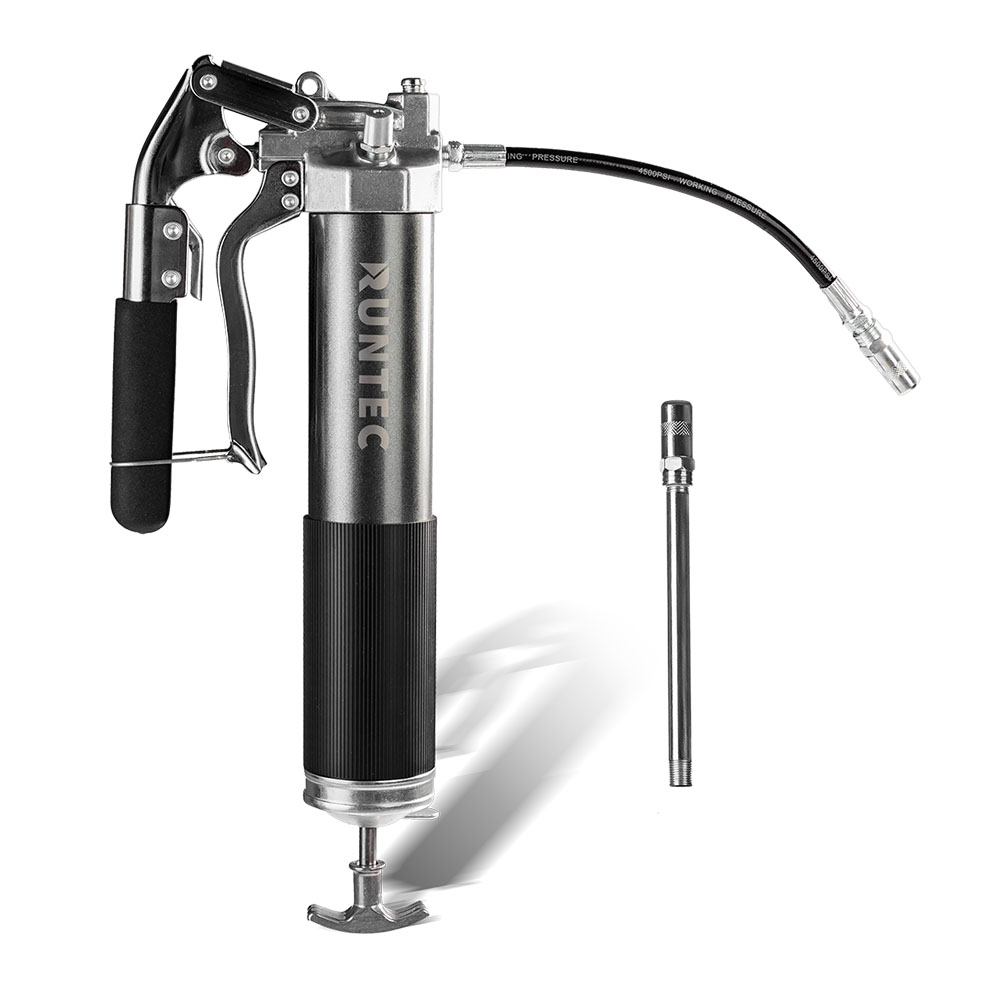 Шприц усиленный для одной руки с выбором режимов, 400 мл RUNTEC RT-BJ478