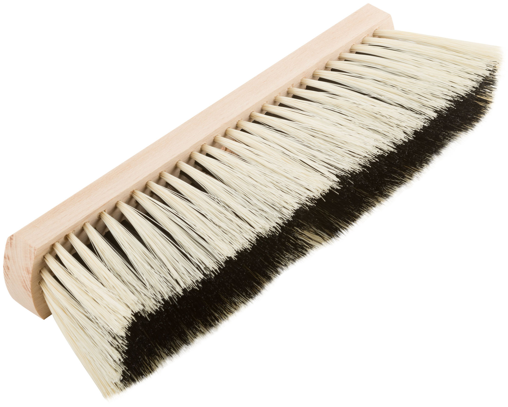 Щетка для пола деревянная, овальная, 6-ти рядная, 265 мм (68042)