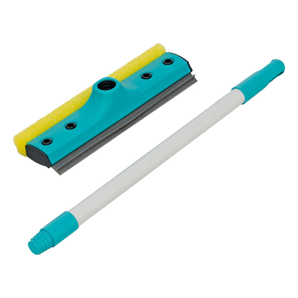 Щетка-окномойка с водосгоном, пластиковый черенок, 430х220 мм, Home Palisad (93590)