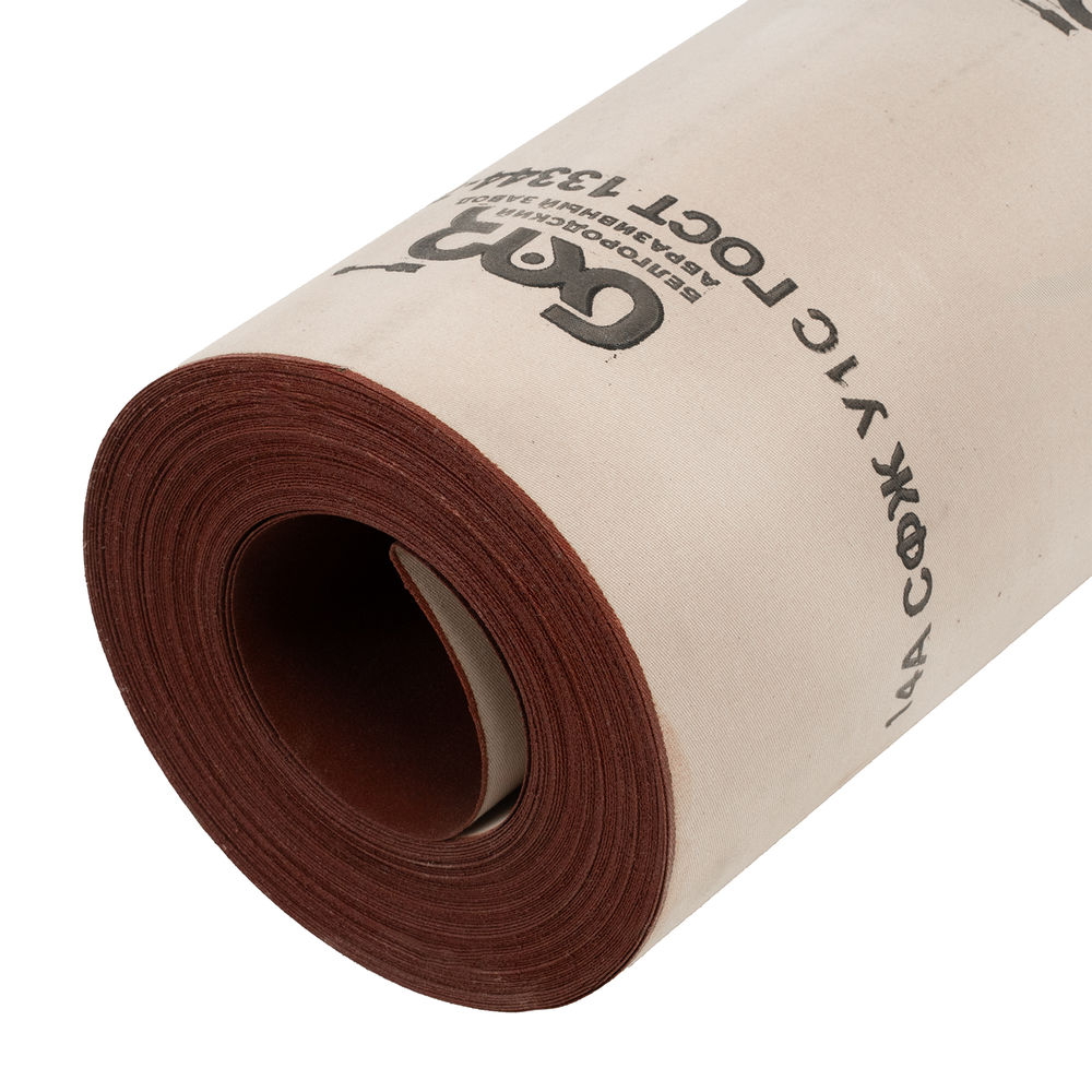 Шкурка на тканевой основе, зернистость № 8, 800 мм х 30 м, БАЗ (75219)