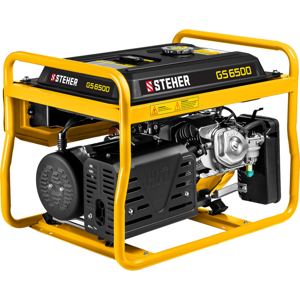 Генератор бензиновый 5500 Вт STEHER GS-6500