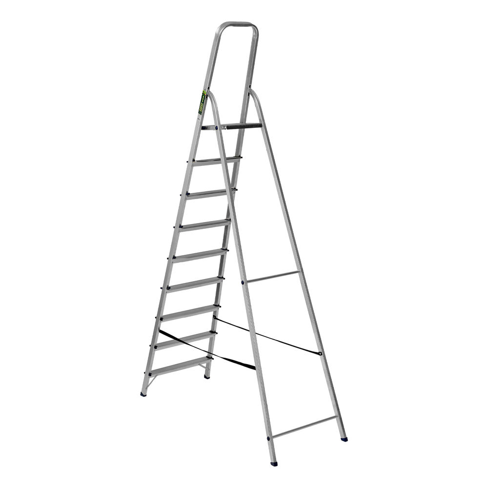Стремянка, 9 ступеней, алюминиевая, Сибртех (97719)