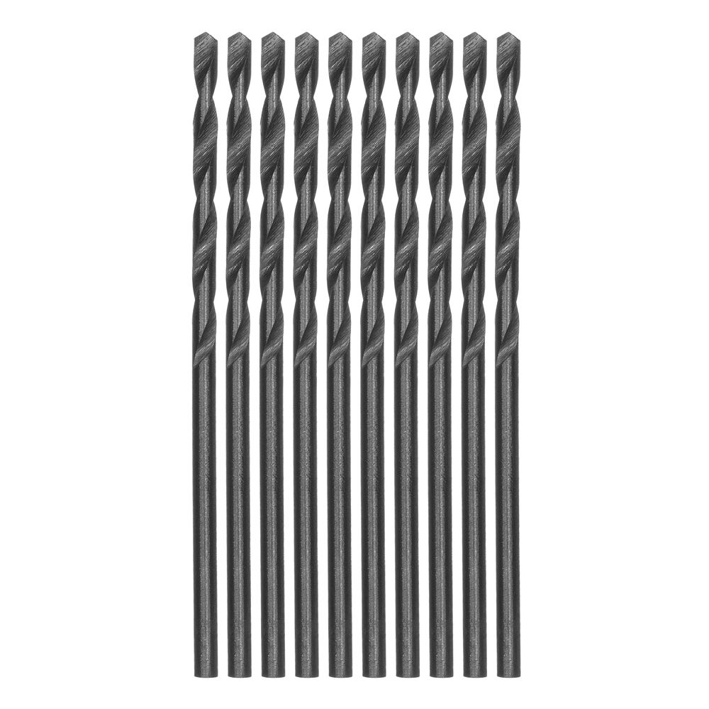 Сверло по металлу, 2 мм, полированное, HSS, 10 шт, цилиндрический хвостовик Matrix
