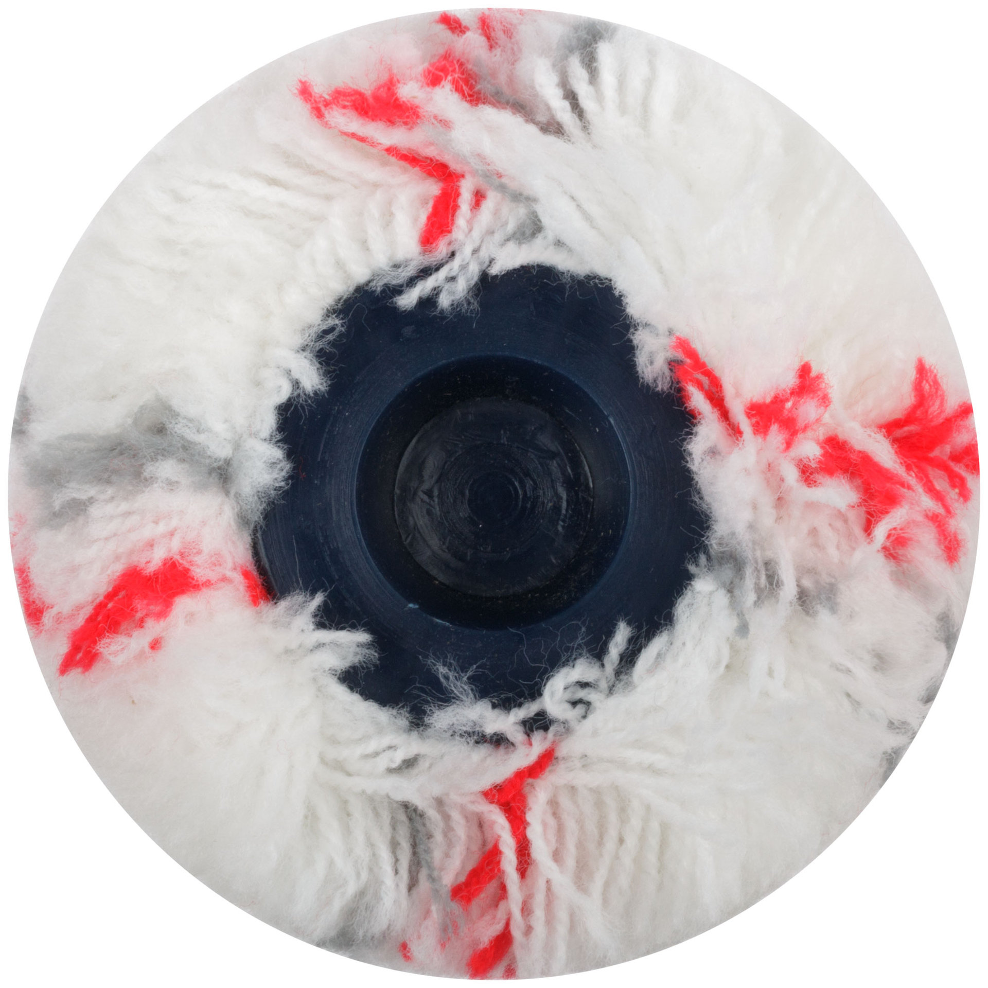 Валик полиакрил. нитяной, Профи, белый с сер. и крас.полос., бюг. 8 мм, д. 55/91 мм, ворс 18 мм, 300 мм (02390)