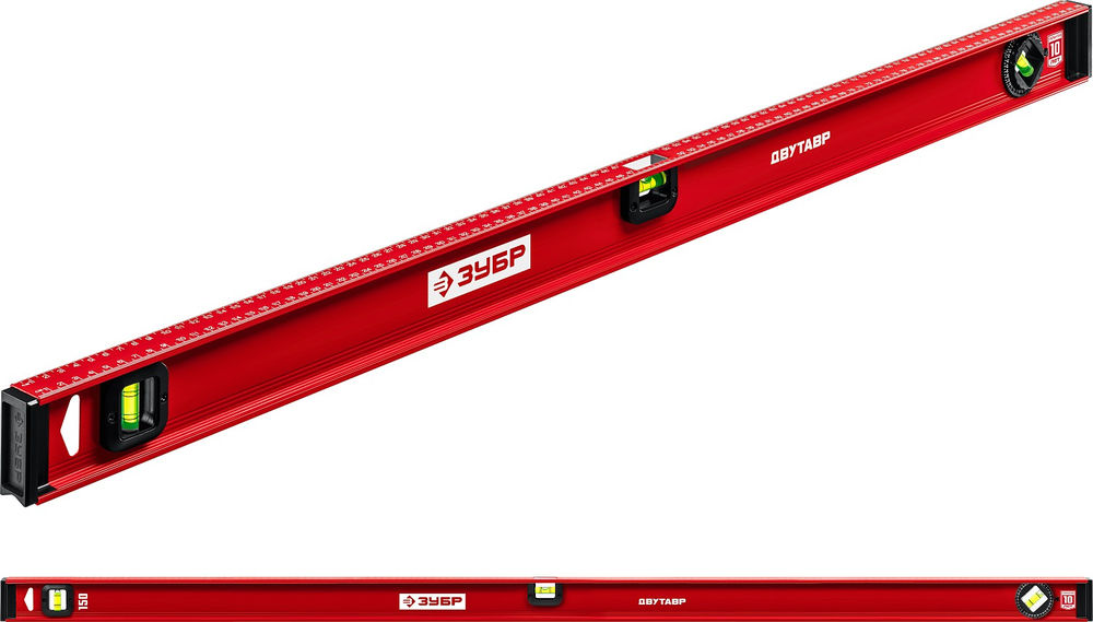 Уровень двутавровый с усиленным профилем 2000 мм ЗУБР ДВУТАВР 4-34583-200_z01