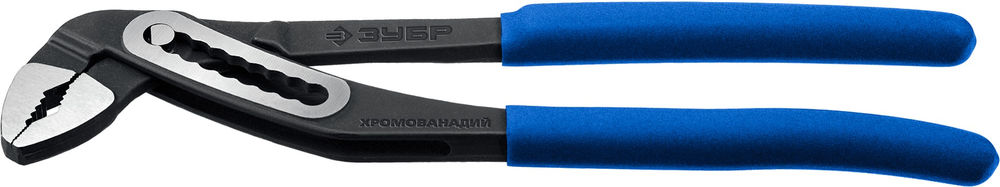 Клещи переставные с широким зевом 250 мм, захват 60 мм, CrV ЗУБР Профи 2244-25