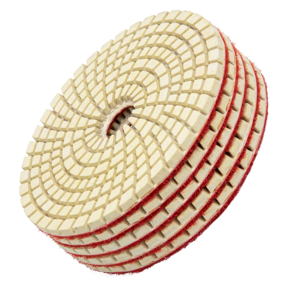 Алмазный гибкий шлифовальный круг, 100 мм, P100, мокрое шлифование, 5 шт. Matrix (73508)