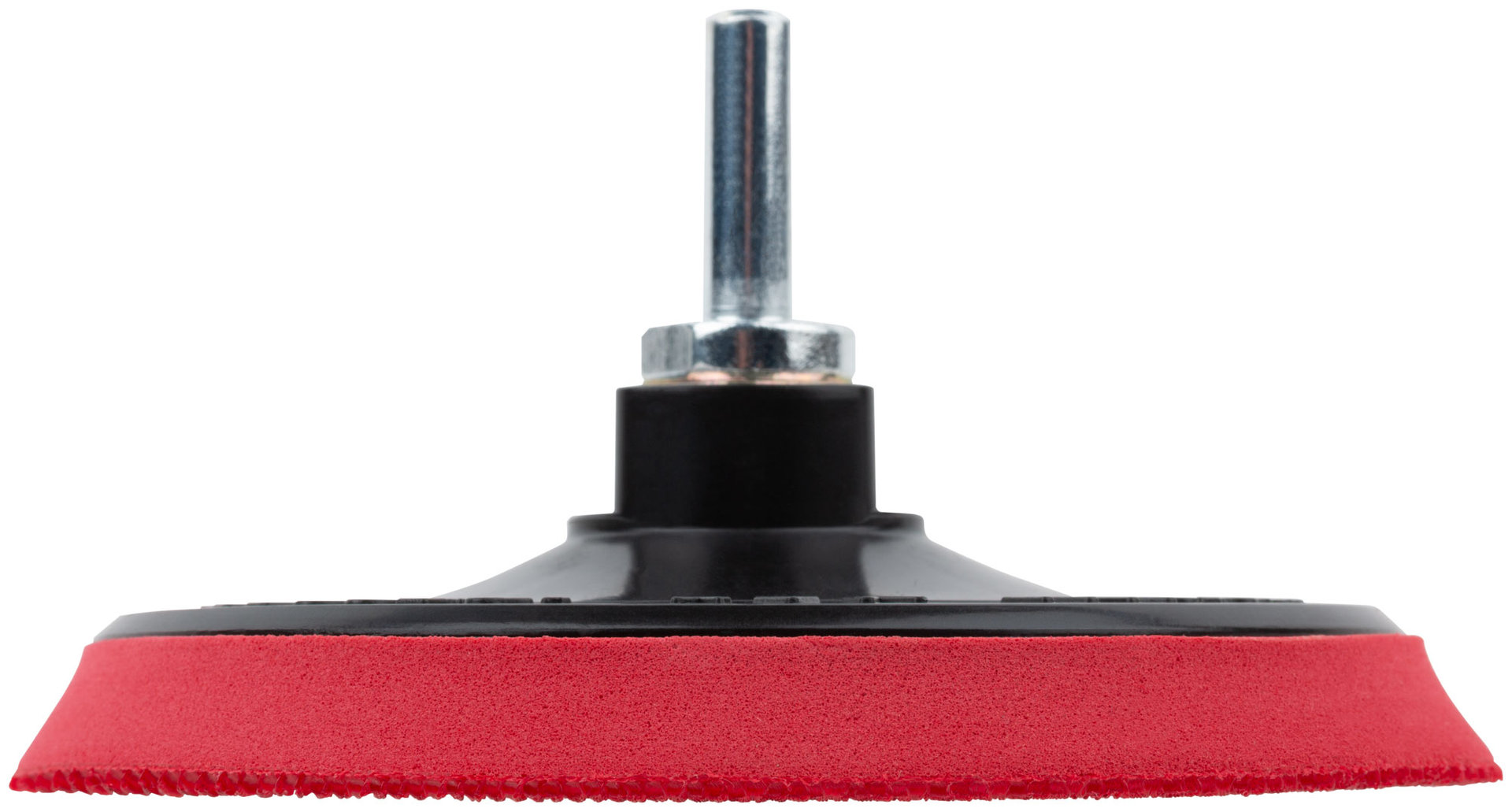 Диск шлифовальный с липучкой, гайка М14 + переходник для дрели, 125x10 мм (39623)