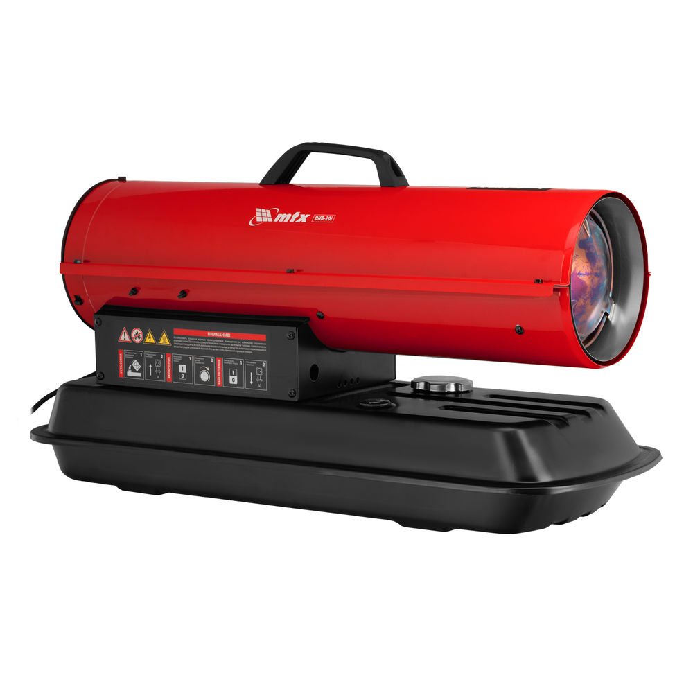 Дизельная тепловая пушка DHB-20i, 20 кВт, 450 м3/ч, прямой нагрев, термостат MTX (98905)