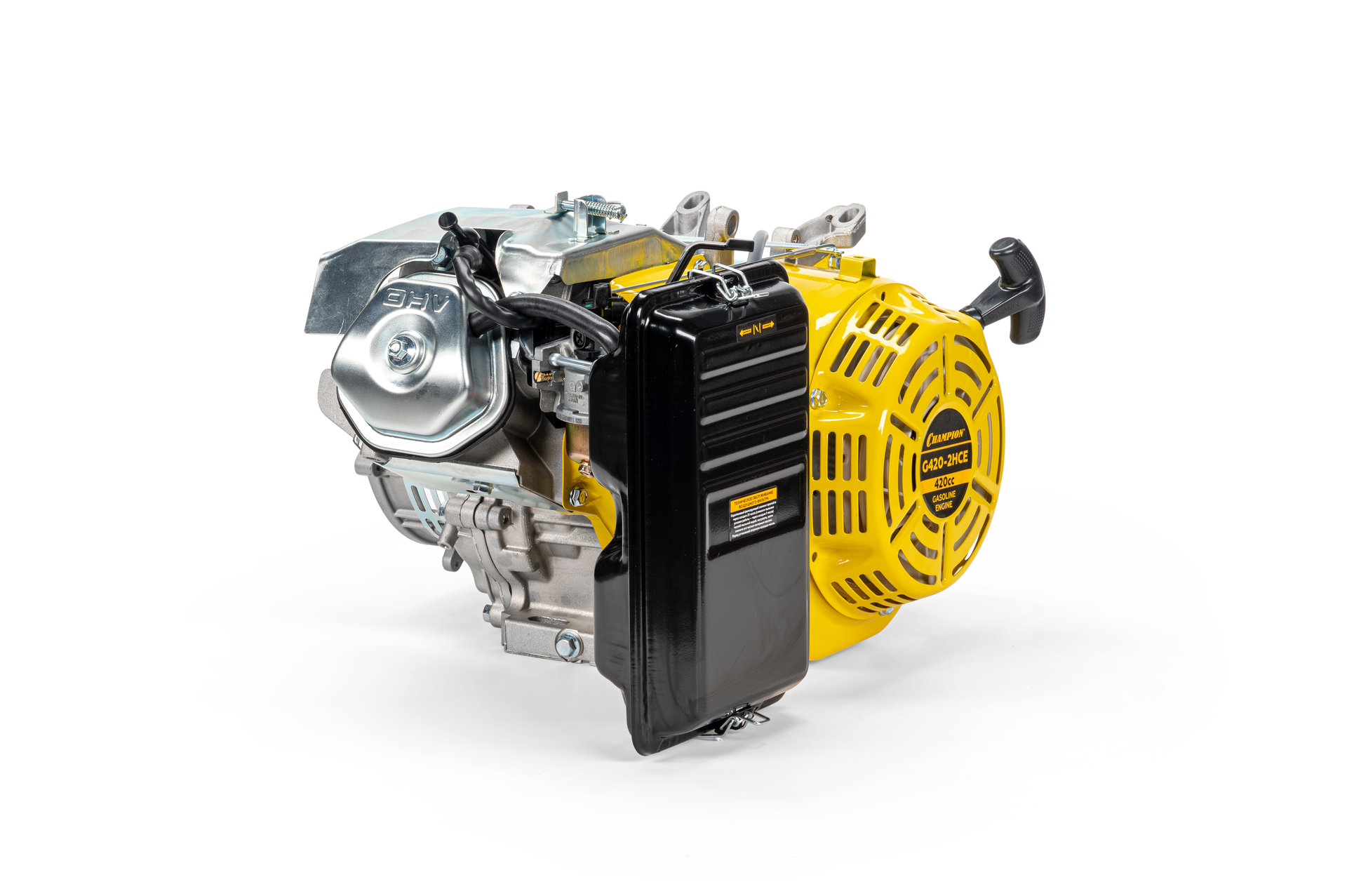 Двигатель 15лс/11кВт 420см? конус 27кг CHAMPION G420-2HCE