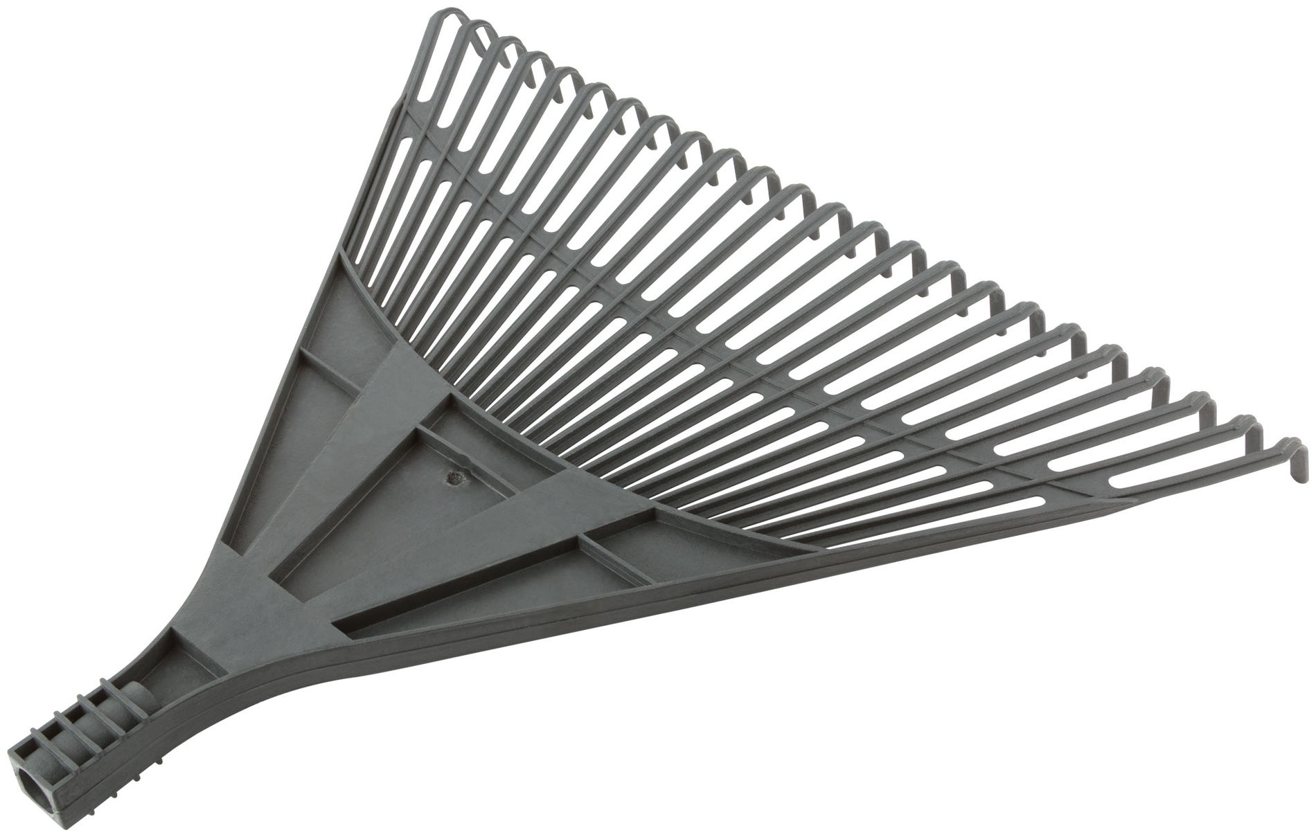Грабли веерные пластиковые большие, 24 зуба, 610х540 мм, без черенка (76940)