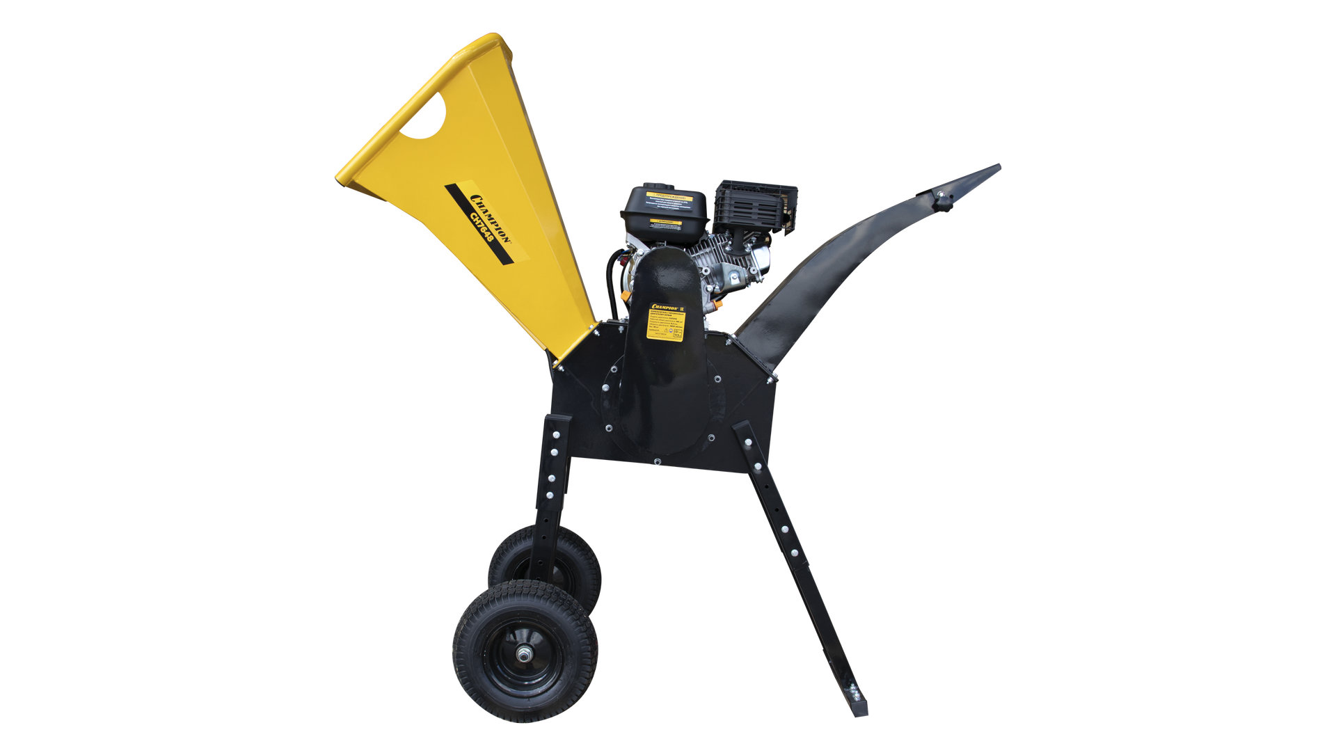 Измельчитель бензиновый PRO 4,8 кВт 196см? 76мм 95кг колеса CHAMPION CH7648