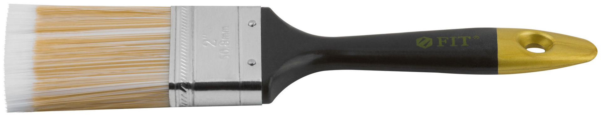 Кисть флейцевая Лайн, искусственная щетина, пластиковая ручка 2 (50 мм) (01175)