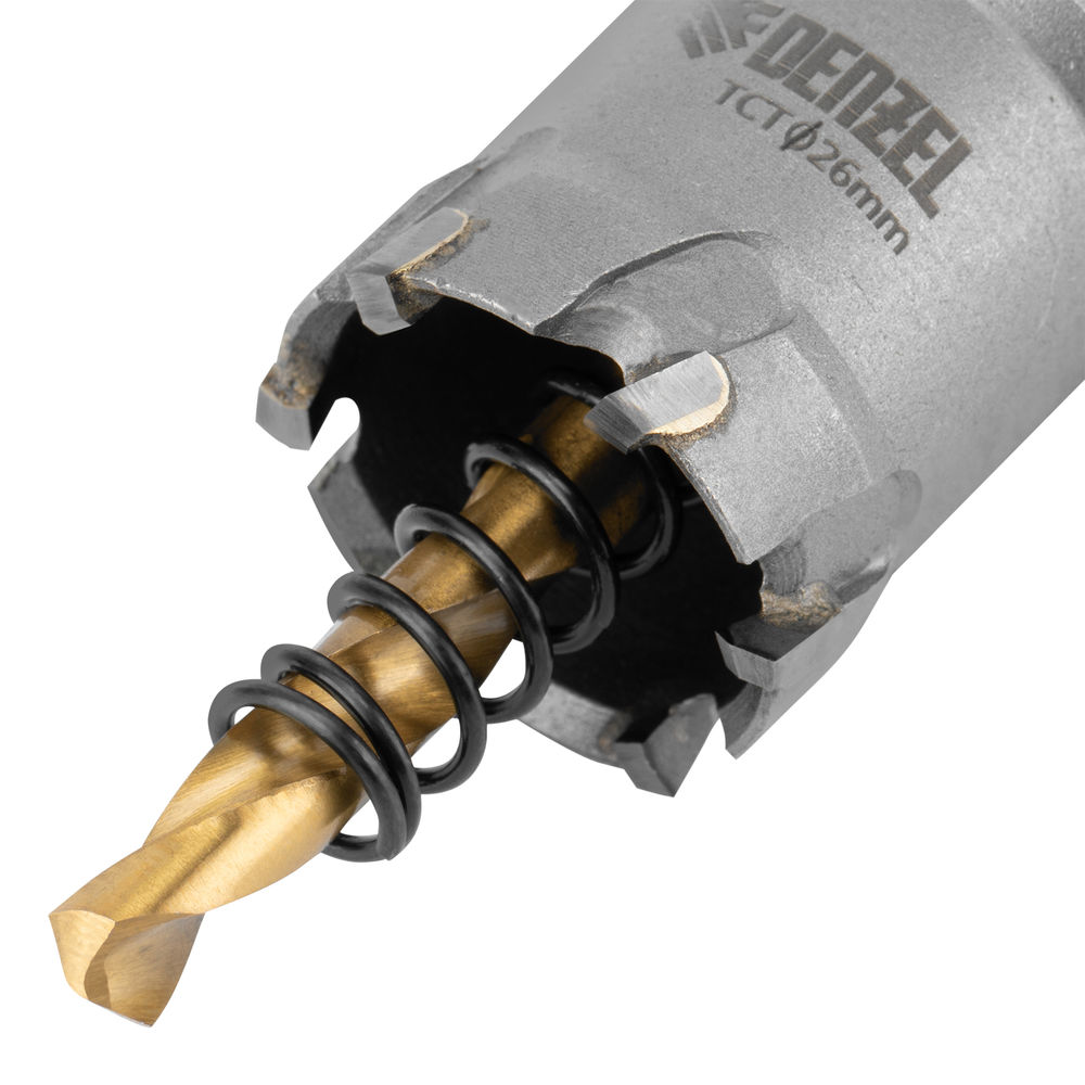 Коронка по металлу твердосплавная, 26 мм Denzel (724006)