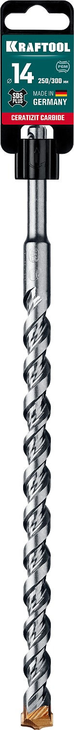 KRAFTOOL Ceratizit Carbide, 14 х 300 мм, SDS-plus бур (29320-310-14_z02)