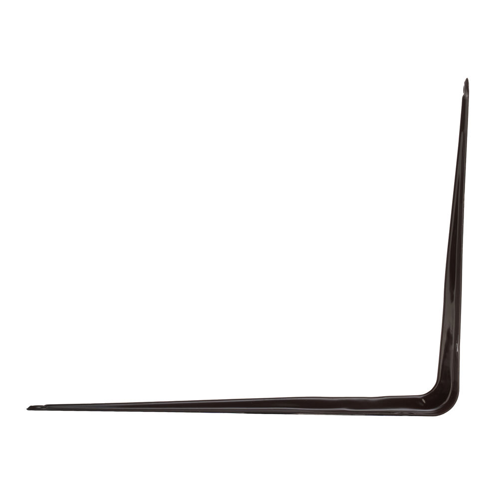 Кронштейн угловой с ребром, 200 х 250 мм, коричневый Сибртех (94026)