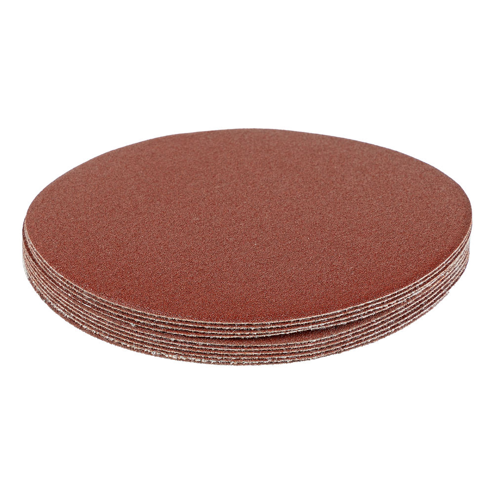 Круг абразивный на ворсовой подложке под липучку, P 150, 125 мм, 10 шт Matrix (73860)