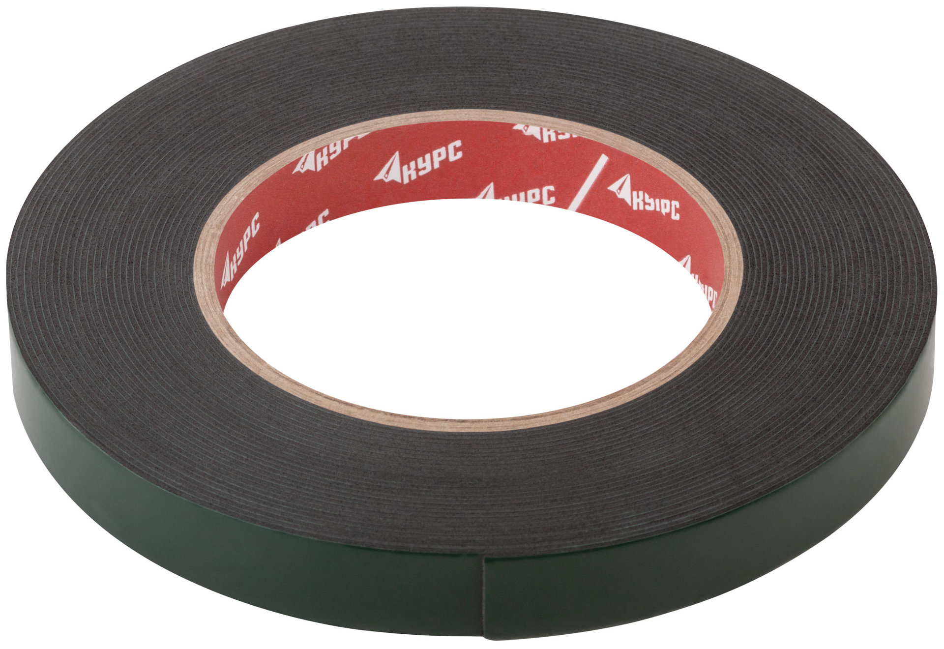 Лента монтажная клейкая на вспененной основе, черная 15 мм х 10 м (11784)