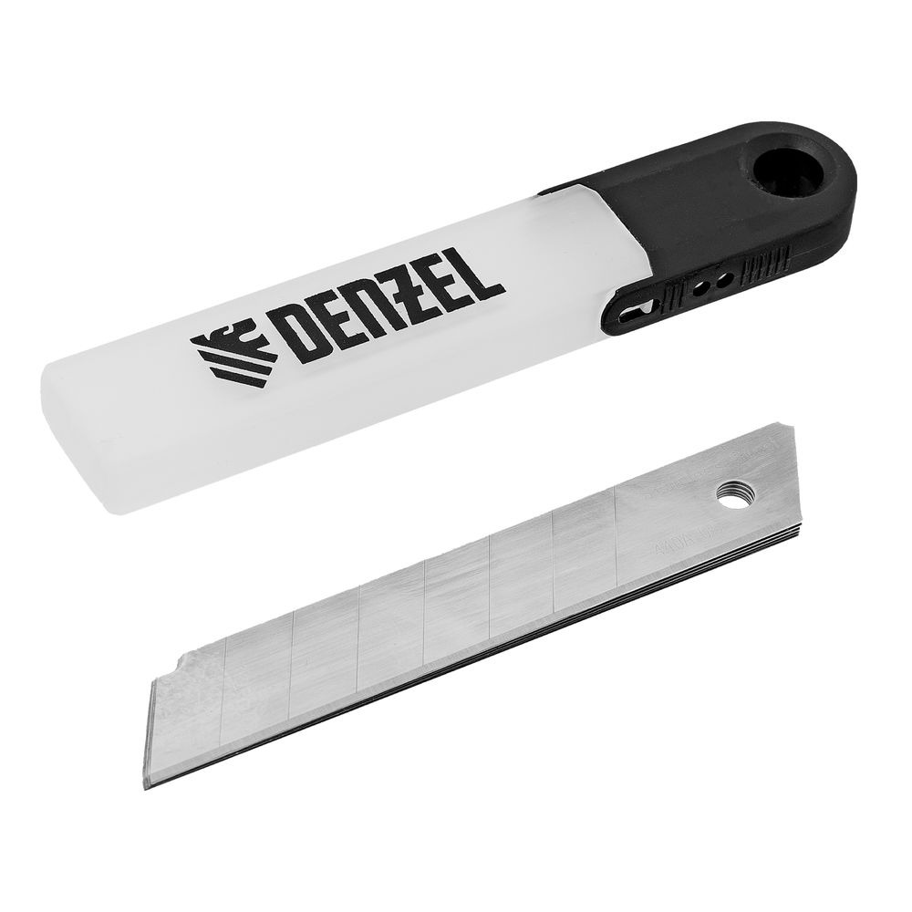 Лезвия, 18 мм, нерж. сталь 440, 0,5 мм, 5 штук Denzel (79307)