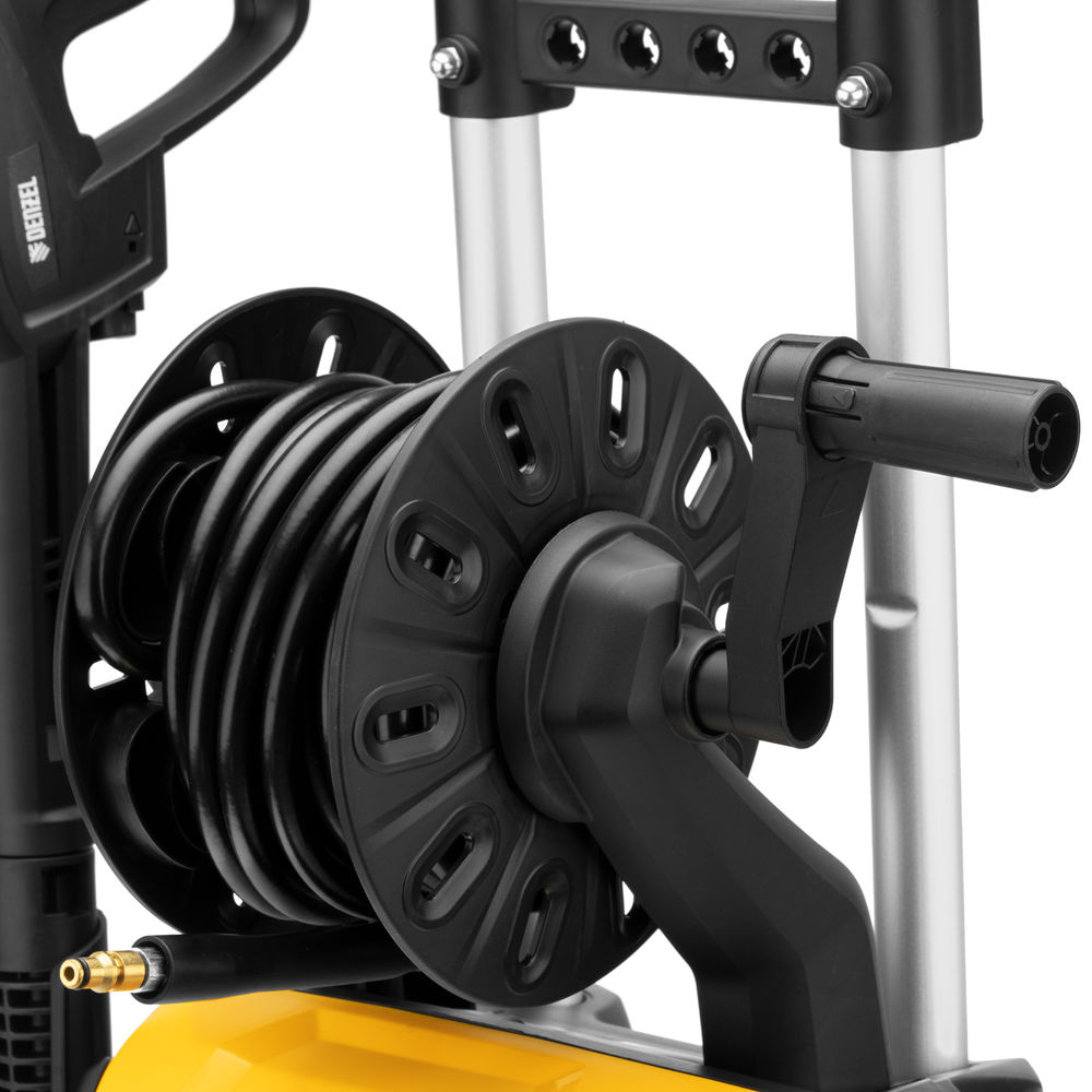 Моечная машина высокого давления R-180D, 2200 Вт, 180 бар, 380 л/ч, с барабаном Denzel (58239)