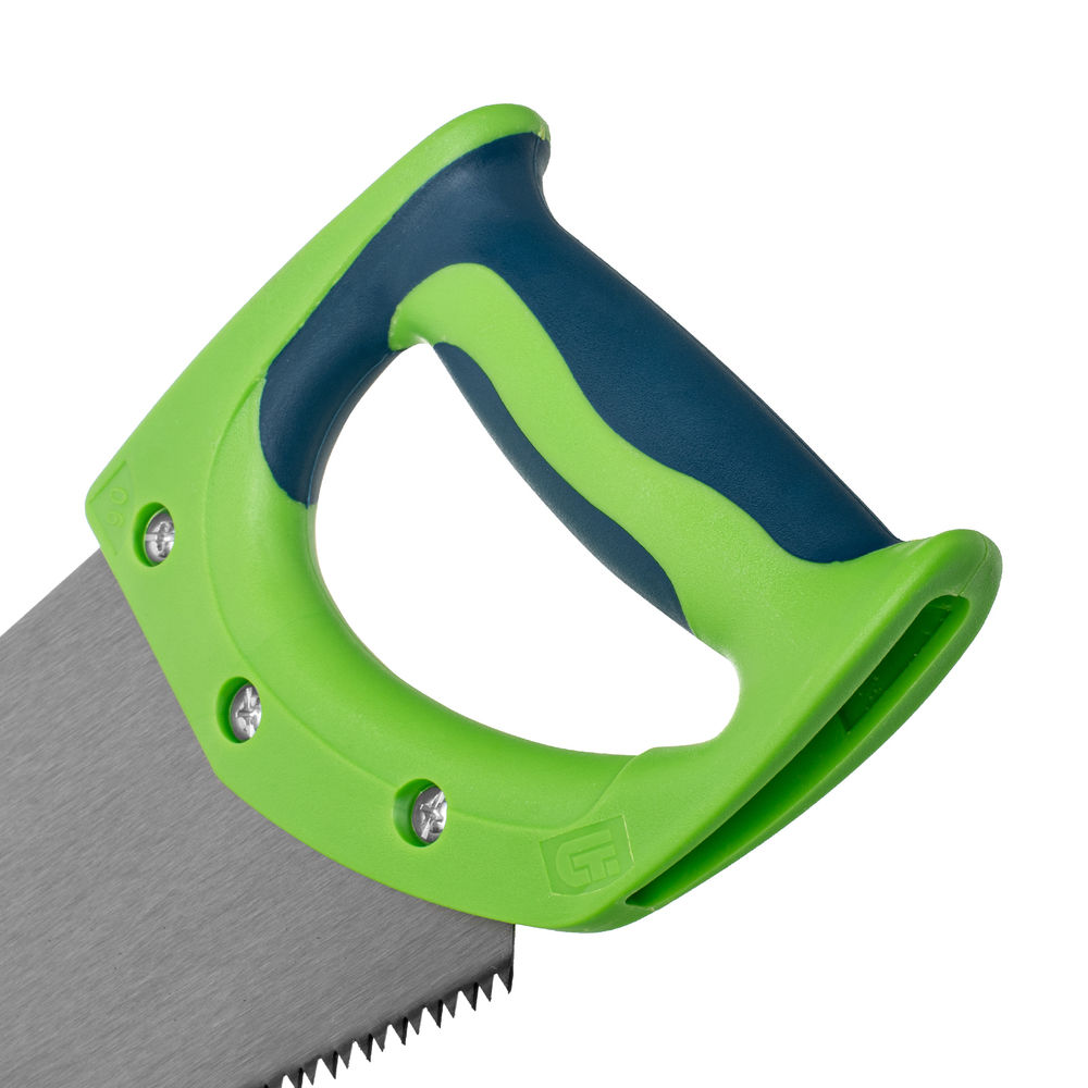 Ножовка по дереву Зубец, 350 мм, 7-8 TPI, каленый зуб 2D, двухкомпонентная рукоятка Сибртех