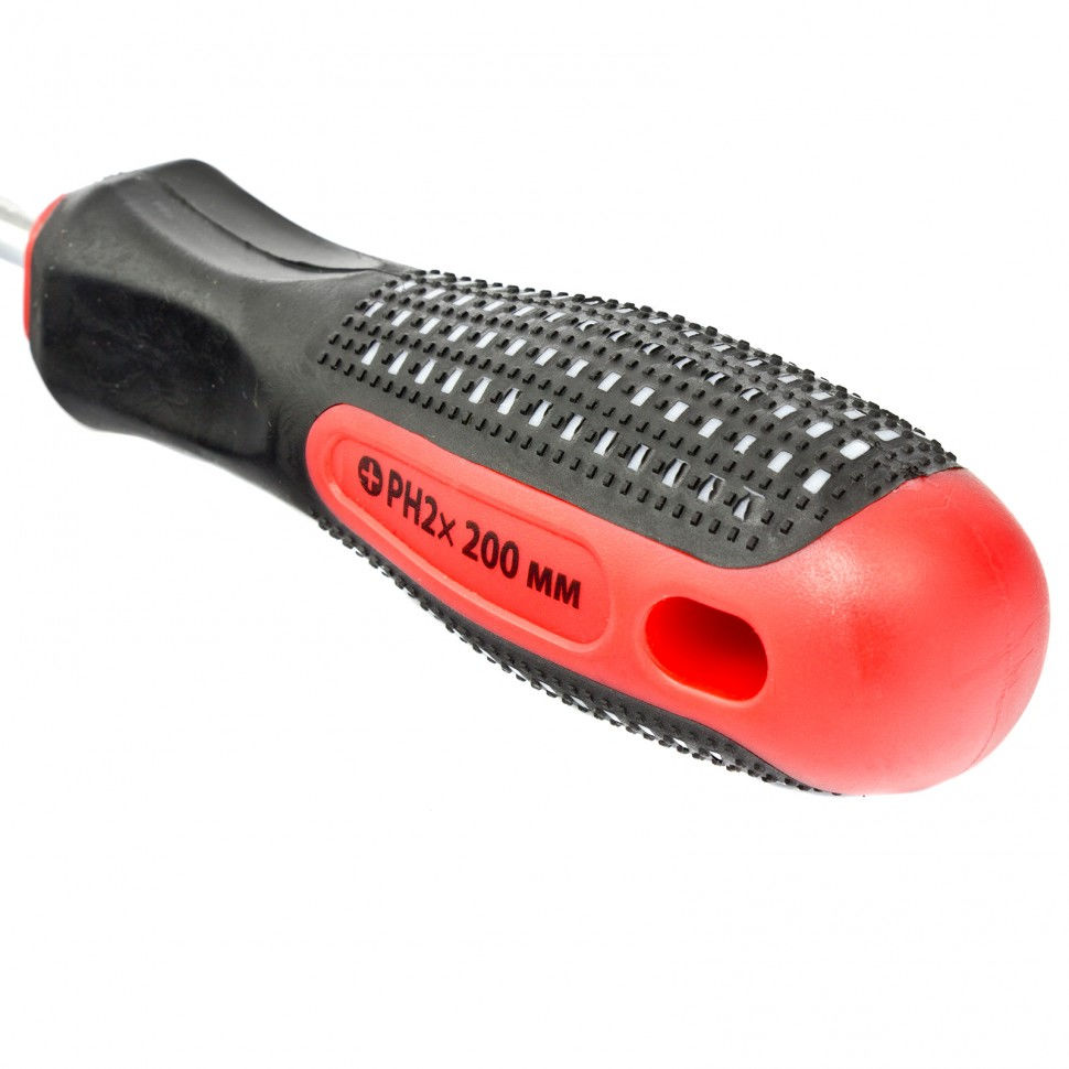 Отвертка Fusion, PH2 х 200 мм, CrV, трехкомпонентная рукоятка Anti slip Matrix
