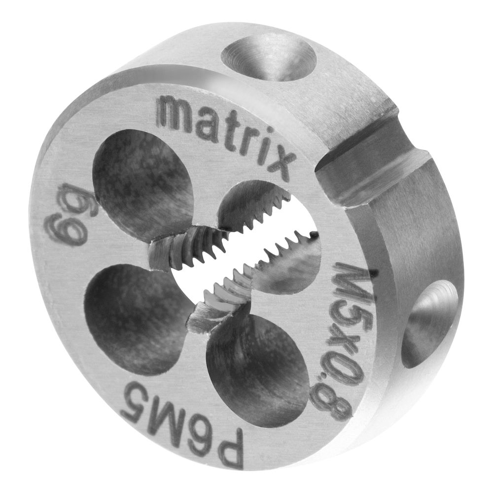 Плашка М5 х 0.8 мм, Р6М5 Matrix
