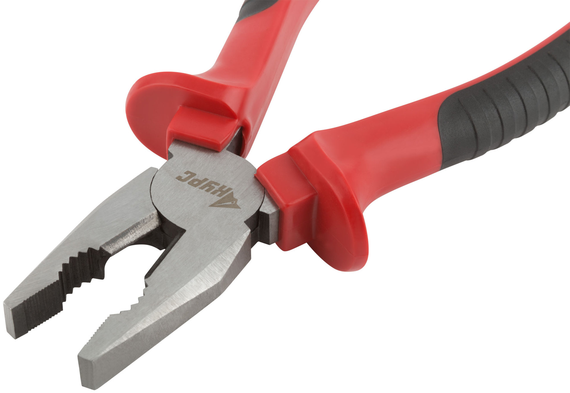 Плоскогубцы комбинированные Оптима, двухцветные обрезиненные ручки, полированная сталь 200 мм (47555)