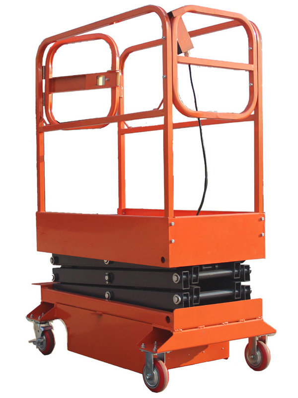 Подъемник ножничный передвижной 240 кг 3/5 м TOR GTJY AC 220В сетевой (1009042)