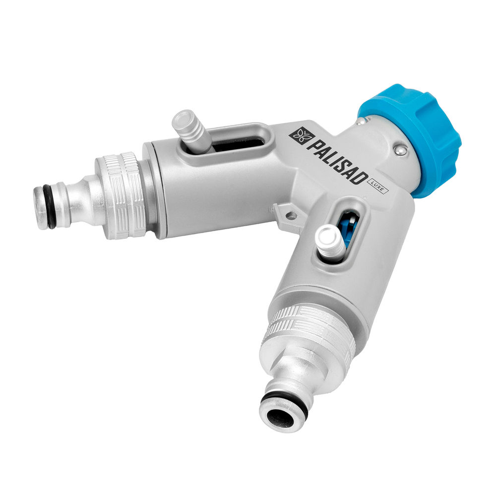 Разветвитель двухканальный, с внутренней резьбой 3/4,алюминий, LUXE Palisad (65832)