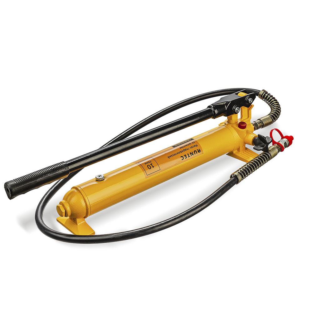 Насос гидравлический 10 т со шлангом RUNTEC RT-HP10