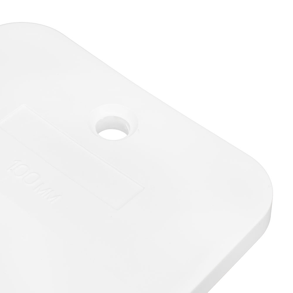 Шпатель, белая резина, 100 мм Сибртех (85834)