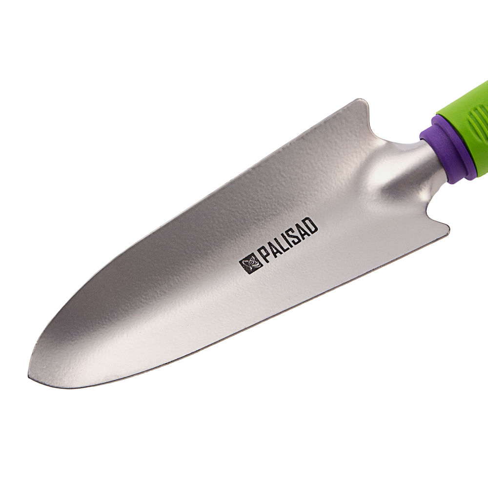 Совок посадочный узкий, 62 х 315 мм, стальной, пластиковая рукоятка, Connect, Palisad (63002)