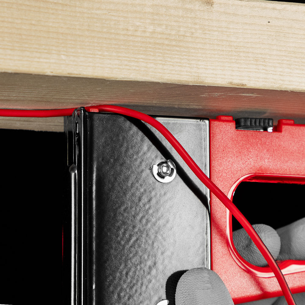 Степлер мебельный 4-функциональный пластиковый, тип скобы: 53, 28, 300, 500, 6-14 мм Matrix (40905)