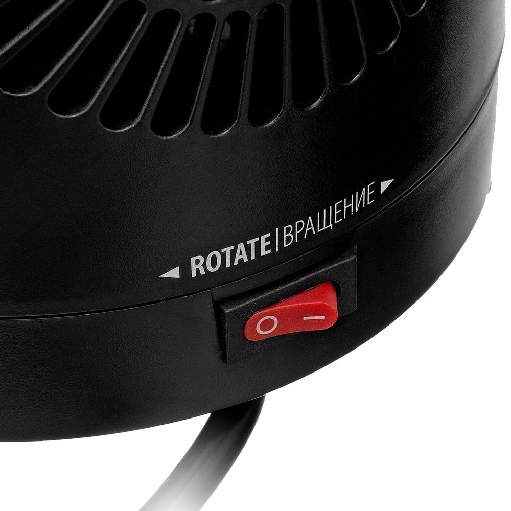 Тепловентилятор керамический DTFC-1200S, вращение, 3 реж., вент., нагрев 600/1200 Вт Denzel (96411)