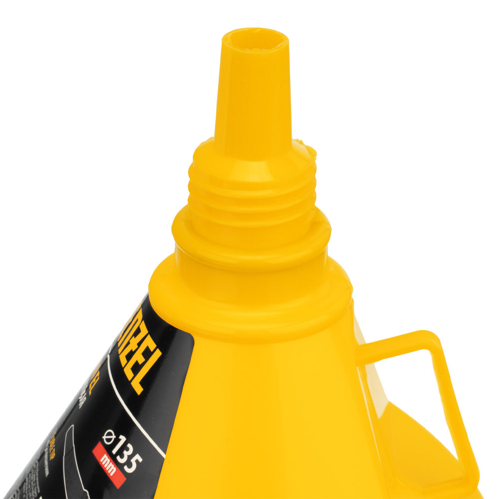 Воронка пластиковая 135 мм с металлическим ситом и гибким наконечником Denzel (537209)