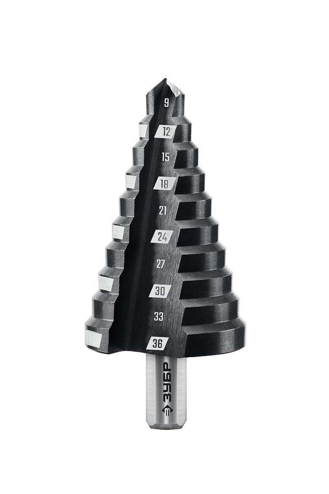 Сверло ступенчатое 9-36 мм, 10 ступеней ЗУБР 29665-9-36-10_z01
