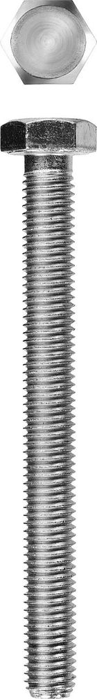 Болт M12 x 120 мм, кл. пр. 5.8, цинк, 5 кг, ГОСТ 7798-70 ЗУБР 303080-12-120