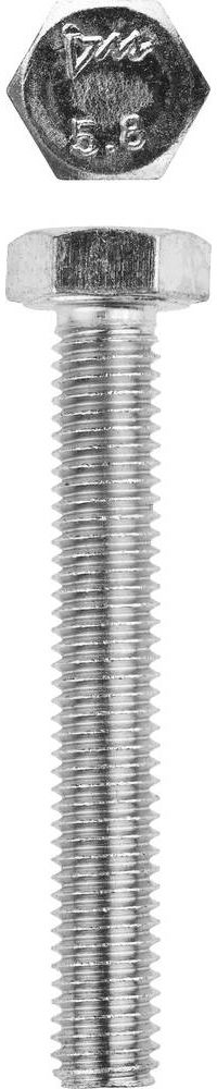 Болт M8 x 55 мм, кл. пр. 5.8, цинк, 5 кг, ГОСТ 7798-70 ЗУБР 303080-08-055