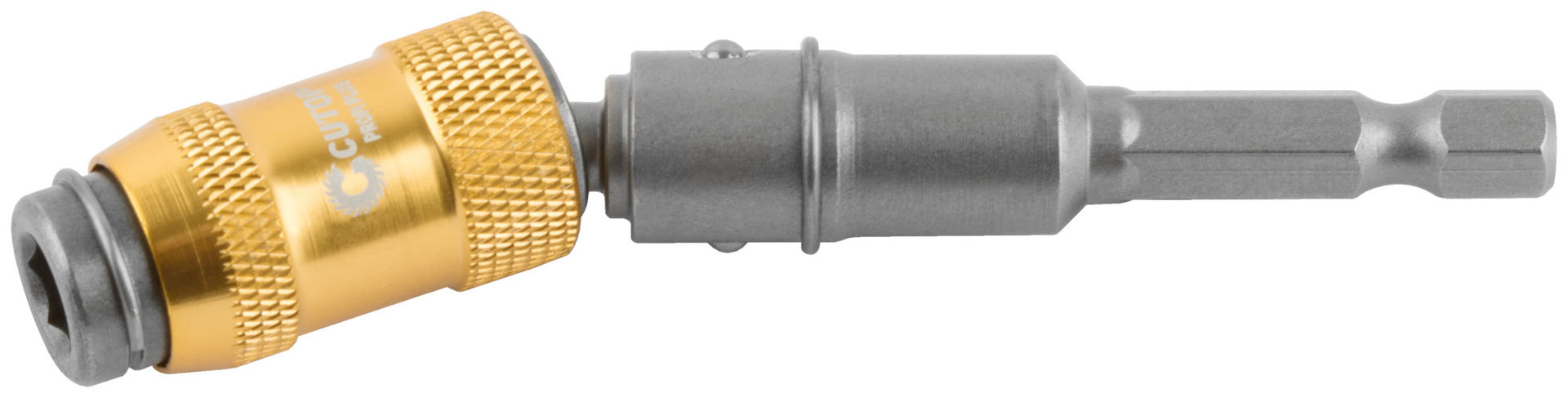 Адаптер шарнирный угловой с магнитным держателем для бит Cutop Profi Plus, 90 мм, до 25 градусов (83-584)