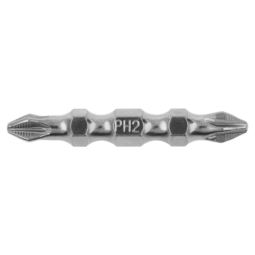 Бита двухсторонняя, PH2-PZ2 х 45 мм, сталь S2, 10 шт. Gross (11217)