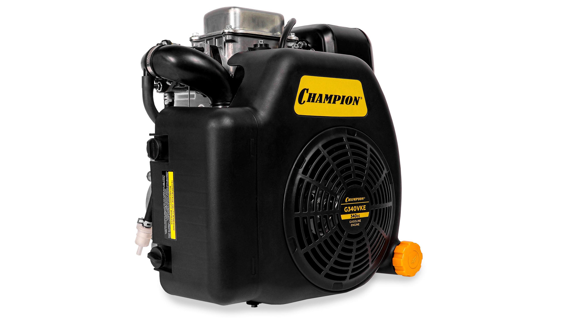 Двигатель 11лс/8,1кВт 340см? вертикальный 25,4мм шпонка 28кг эл.стартер CHAMPION G340VKE