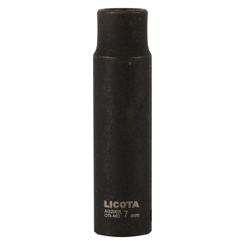 Головка торцевая ударная глубокая 7 мм 6-гранная 1/4 Licota AG2007L
