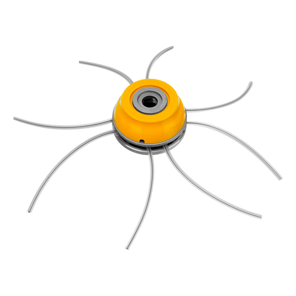 Головка триммерная универсальная, алюминиевый корпус, леска до 4 мм Denzel (96358)