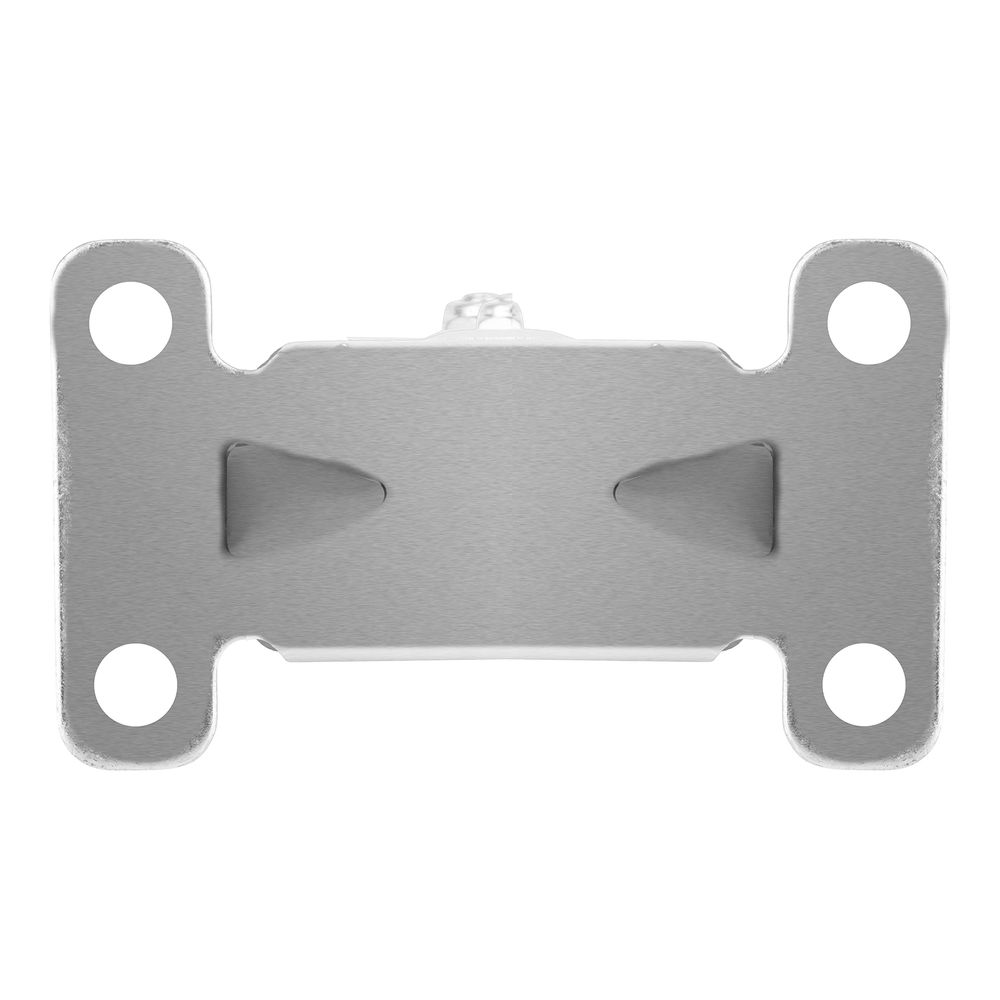 Колесо неповоротное D 75 мм, крепление платформенное Сибртех (68708)