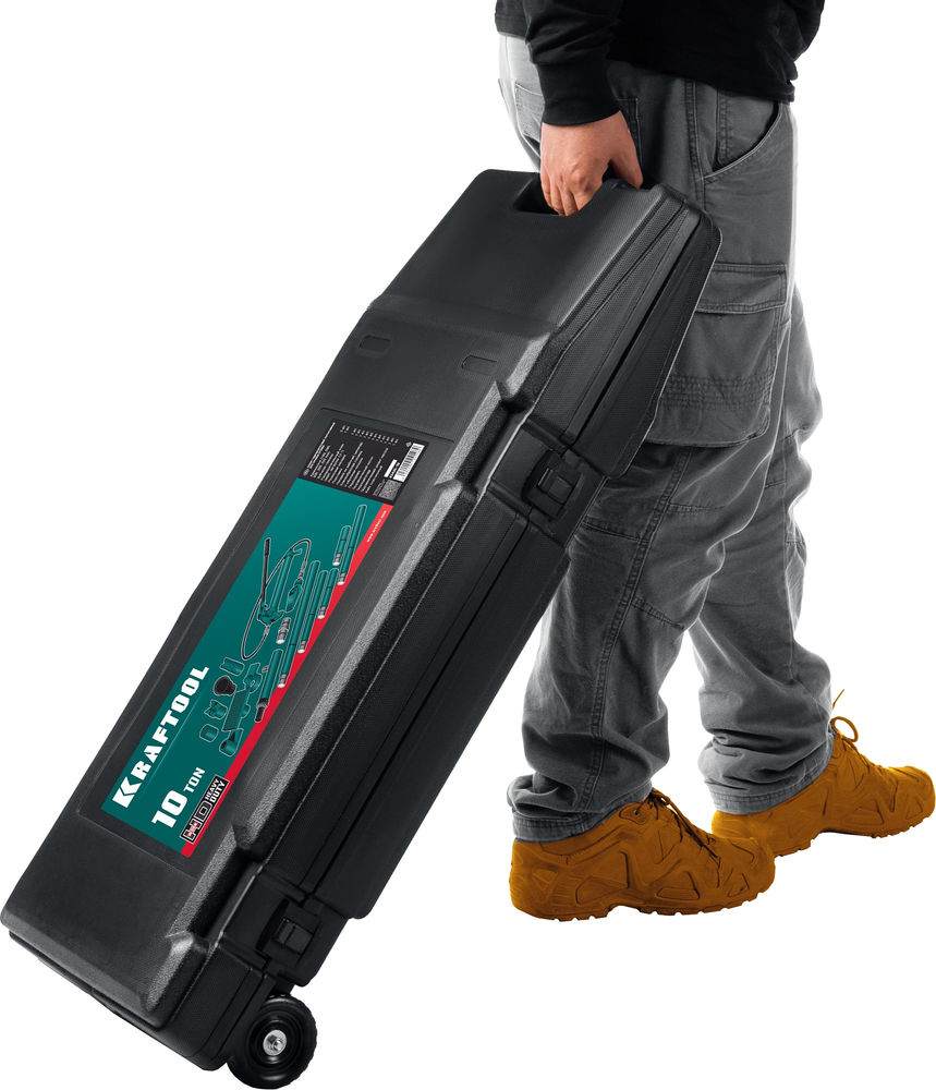 Набор для правки кузова 10 т, в пластиковом кейсе KRAFTOOL 43435-10