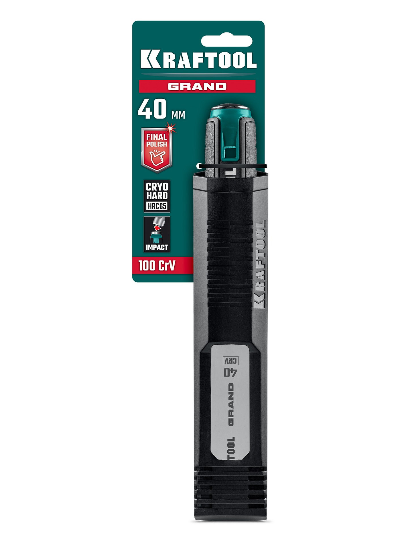 KRAFTOOL GRAND стамеска-долото с двухкомпонентной рукояткой, 40 мм (1818-40)